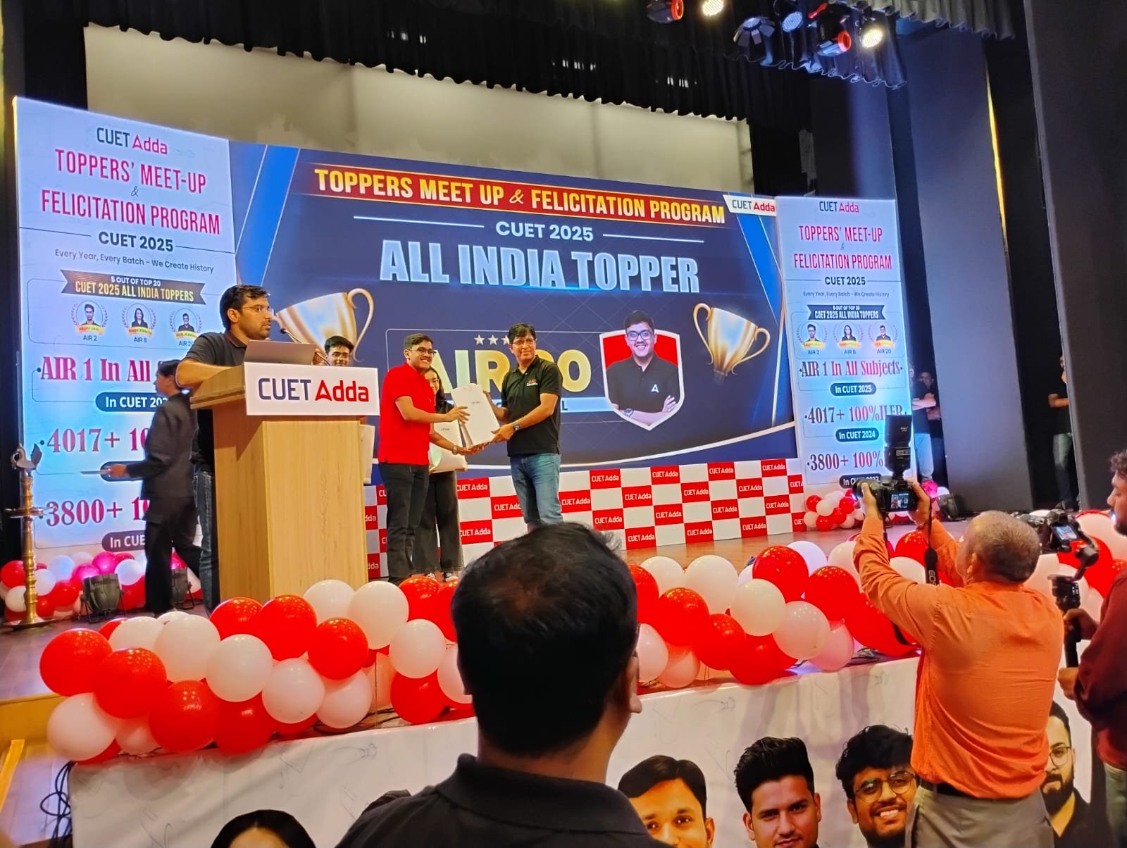 CUET Adda — Toppers&amp;#039; Meet-Up &amp;amp; Felicitation Program 2025