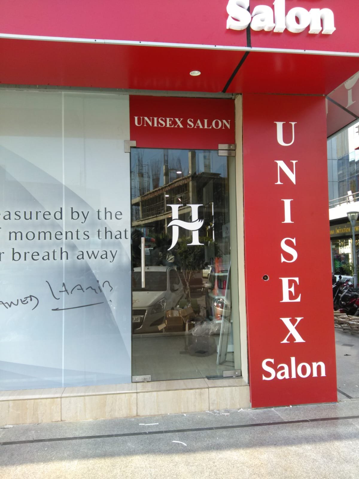 Javed Habib salon branding