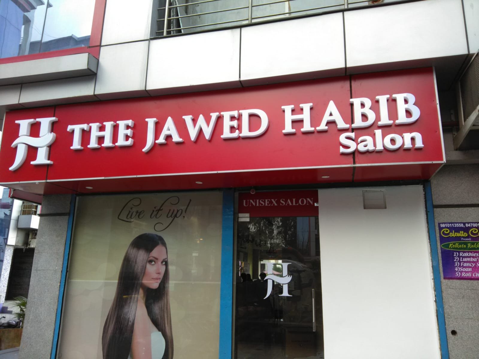 Javed Habib salon branding