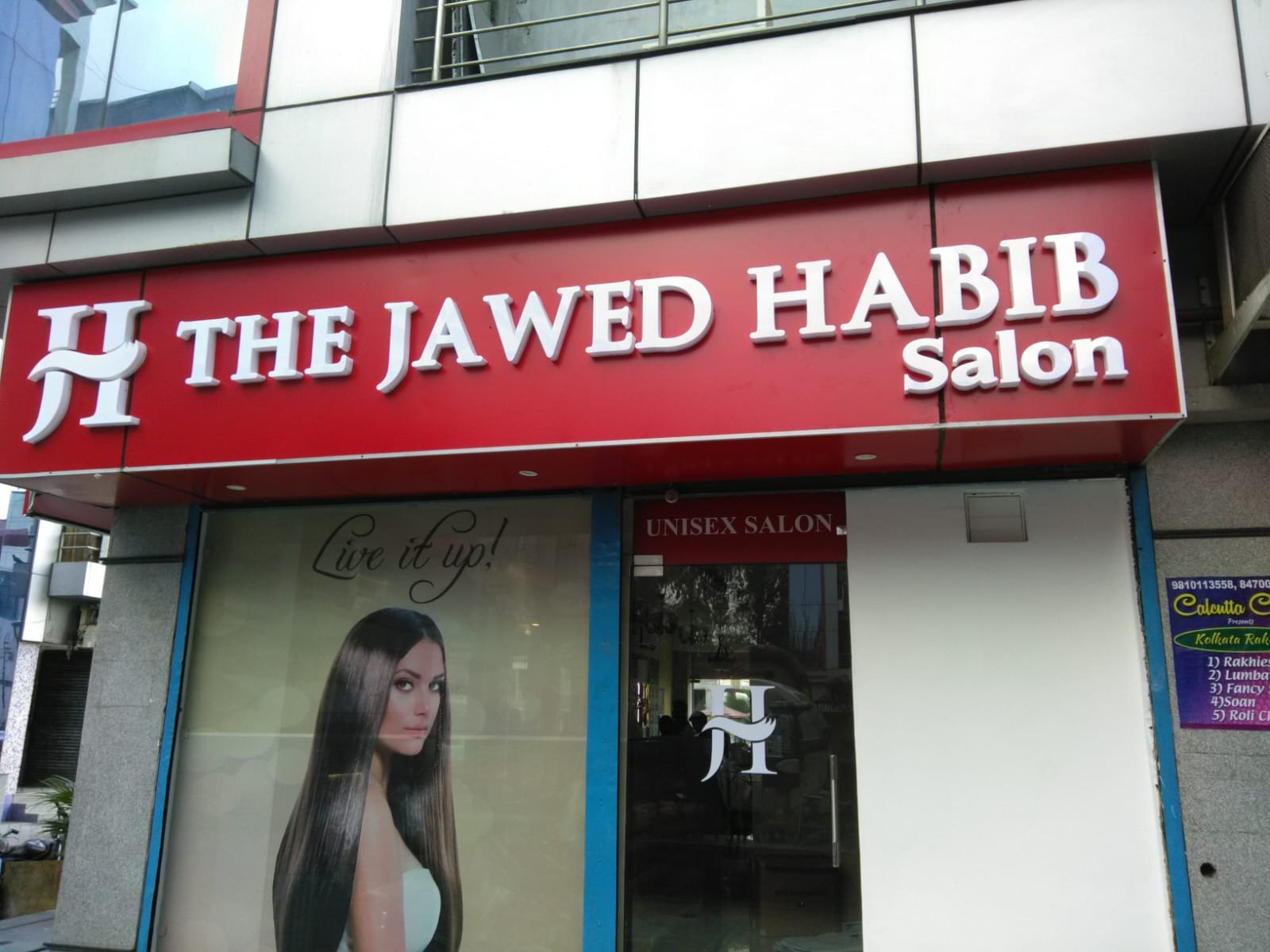 Javed Habib salon branding