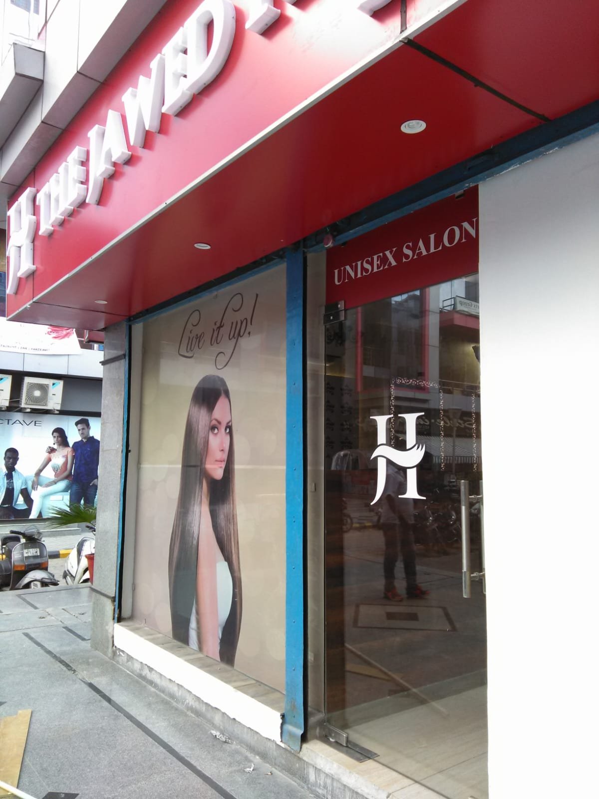 Javed Habib salon branding