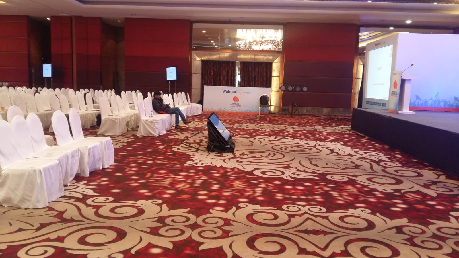 Walmart event venue Leela ambience