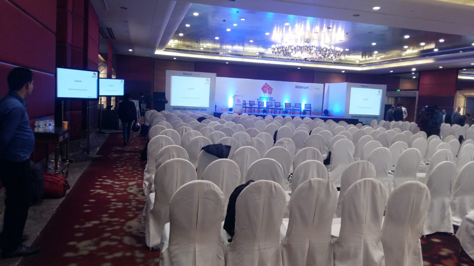 Walmart event venue Leela ambience