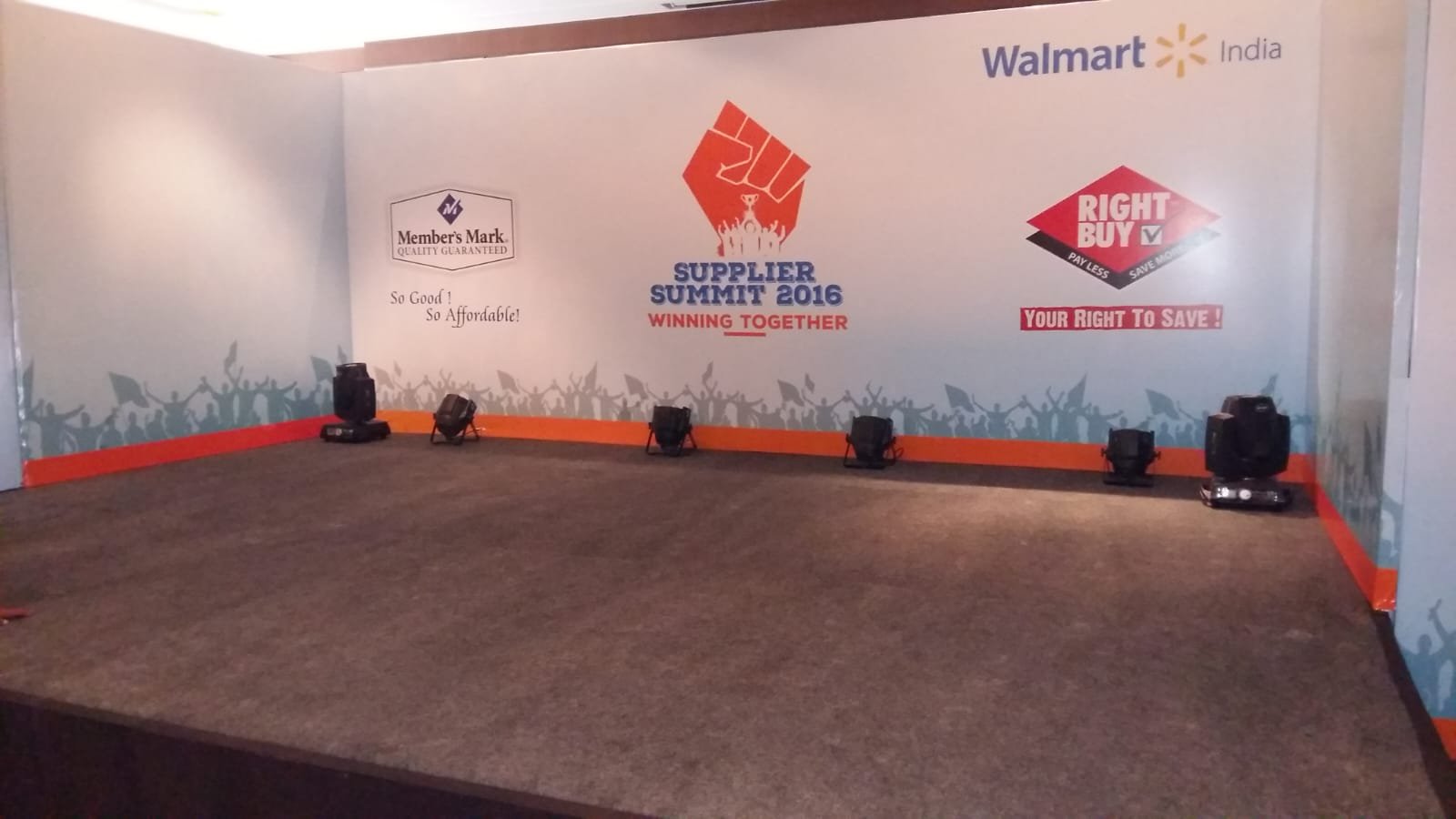 Walmart event venue Leela ambience