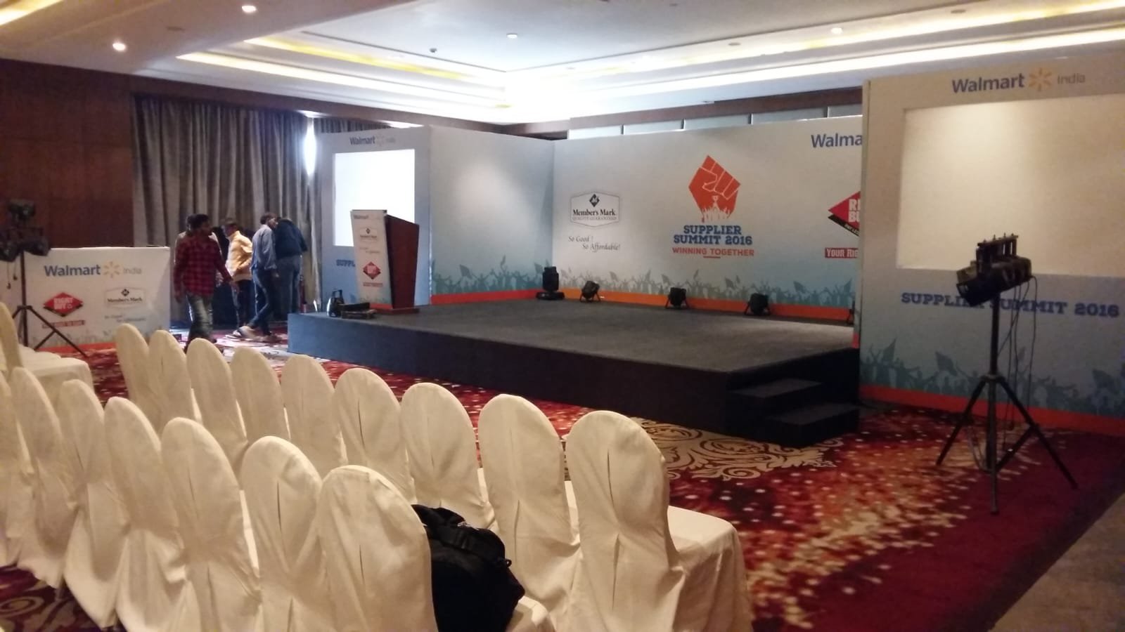 Walmart event venue Leela ambience